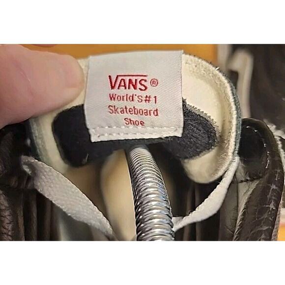 Vans SK8-Hi TC6D Black Suede High Top Lace Up Skateboard Mens Size 6, Womens 7.5 - Picture 8 of 9